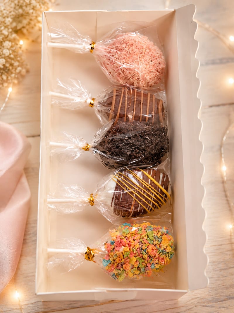 Gourmet decorated cakesicles