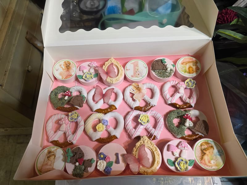 Party package of assorted treats