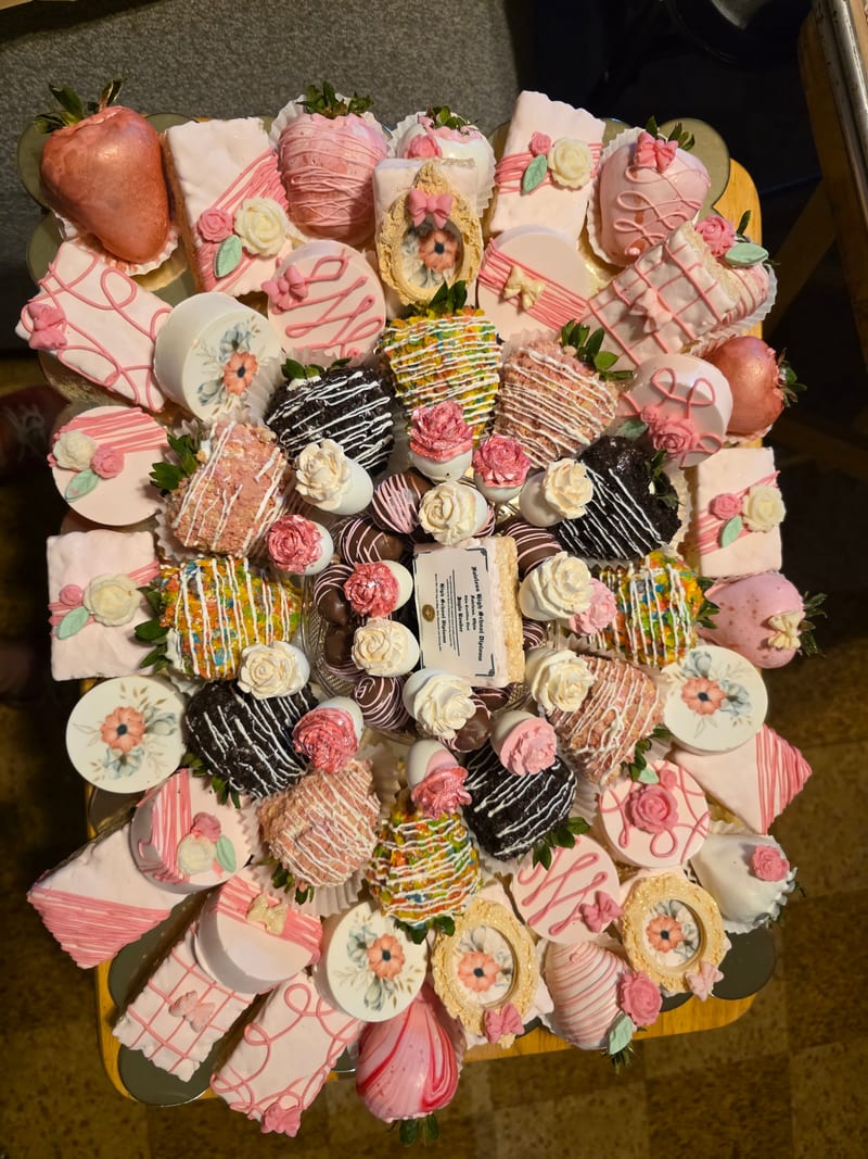 Large platter of assorted treats
